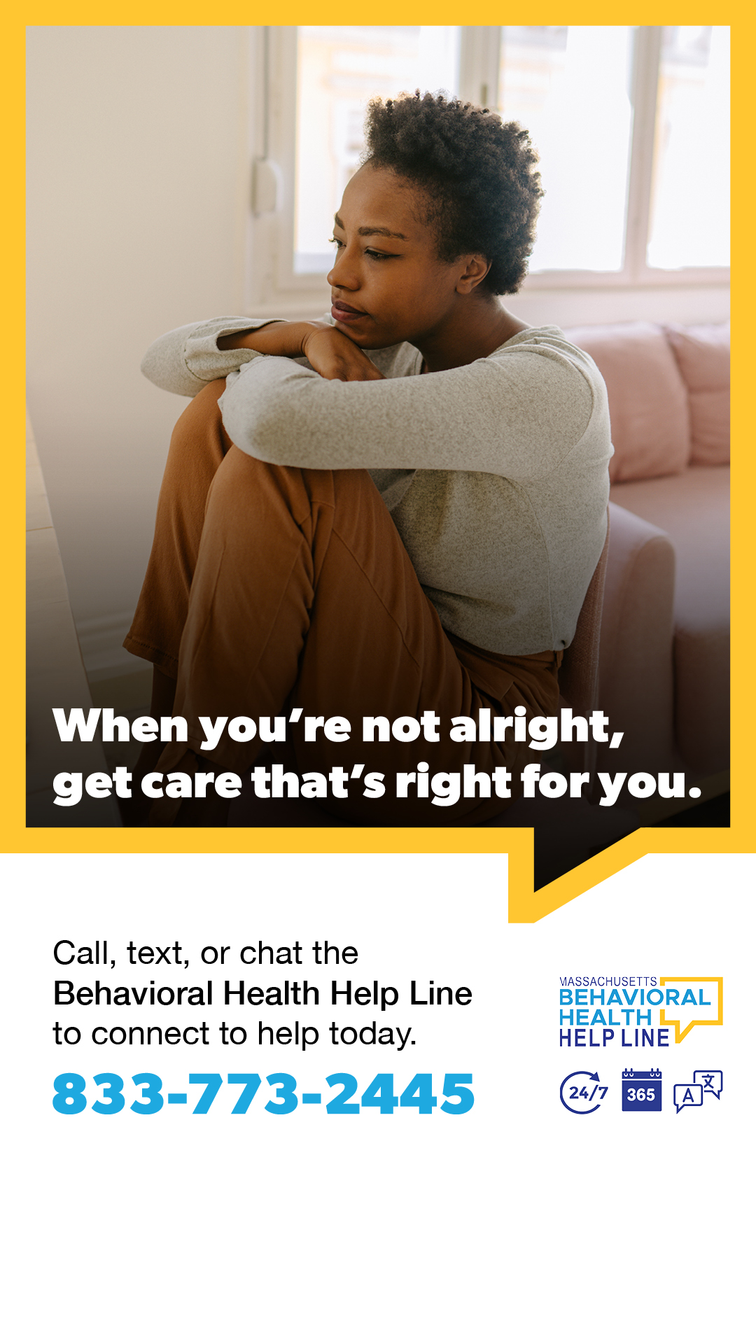 Massachusetts Department of Mental Health Facebook ad from Feb 24, 2026