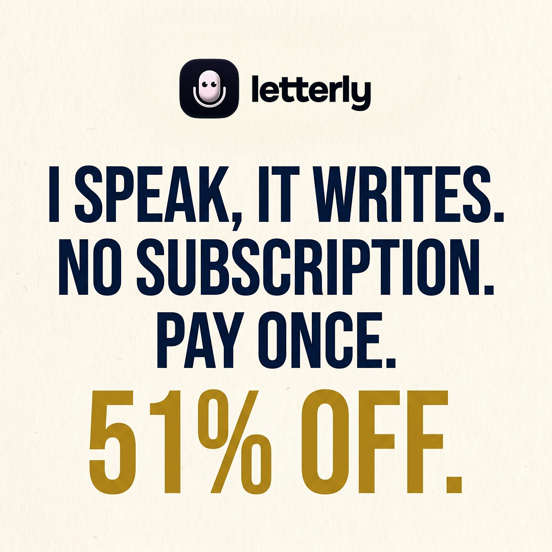 Letterly Facebook ad