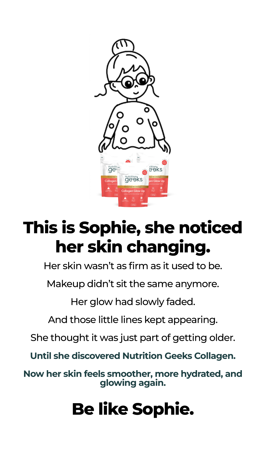 Radiant Over 40 Facebook ad