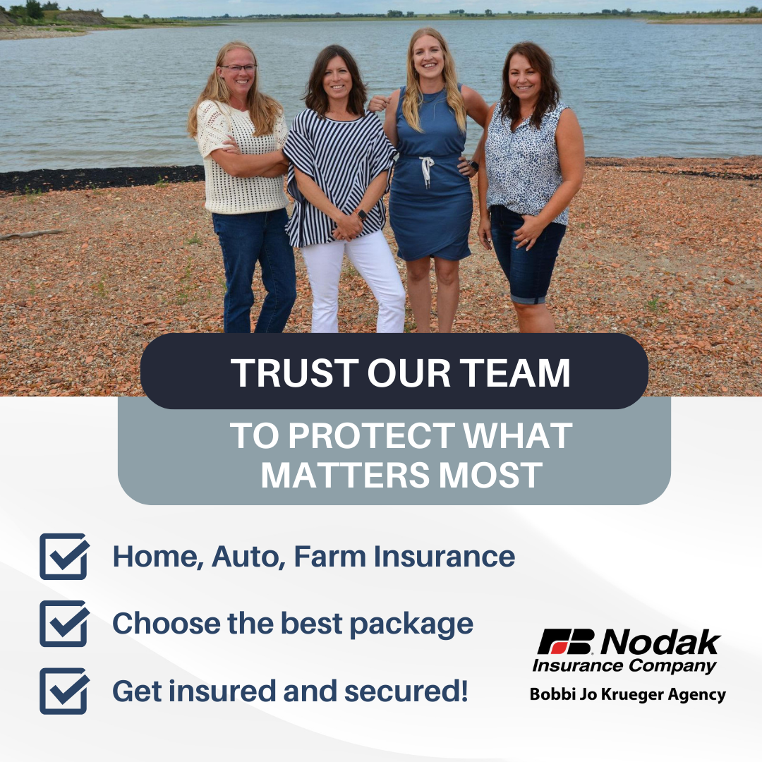 Bobbi Jo Krueger - Nodak Insurance Agent Facebook ad: North Dakota insurance for auto, farm, home - Nodak…