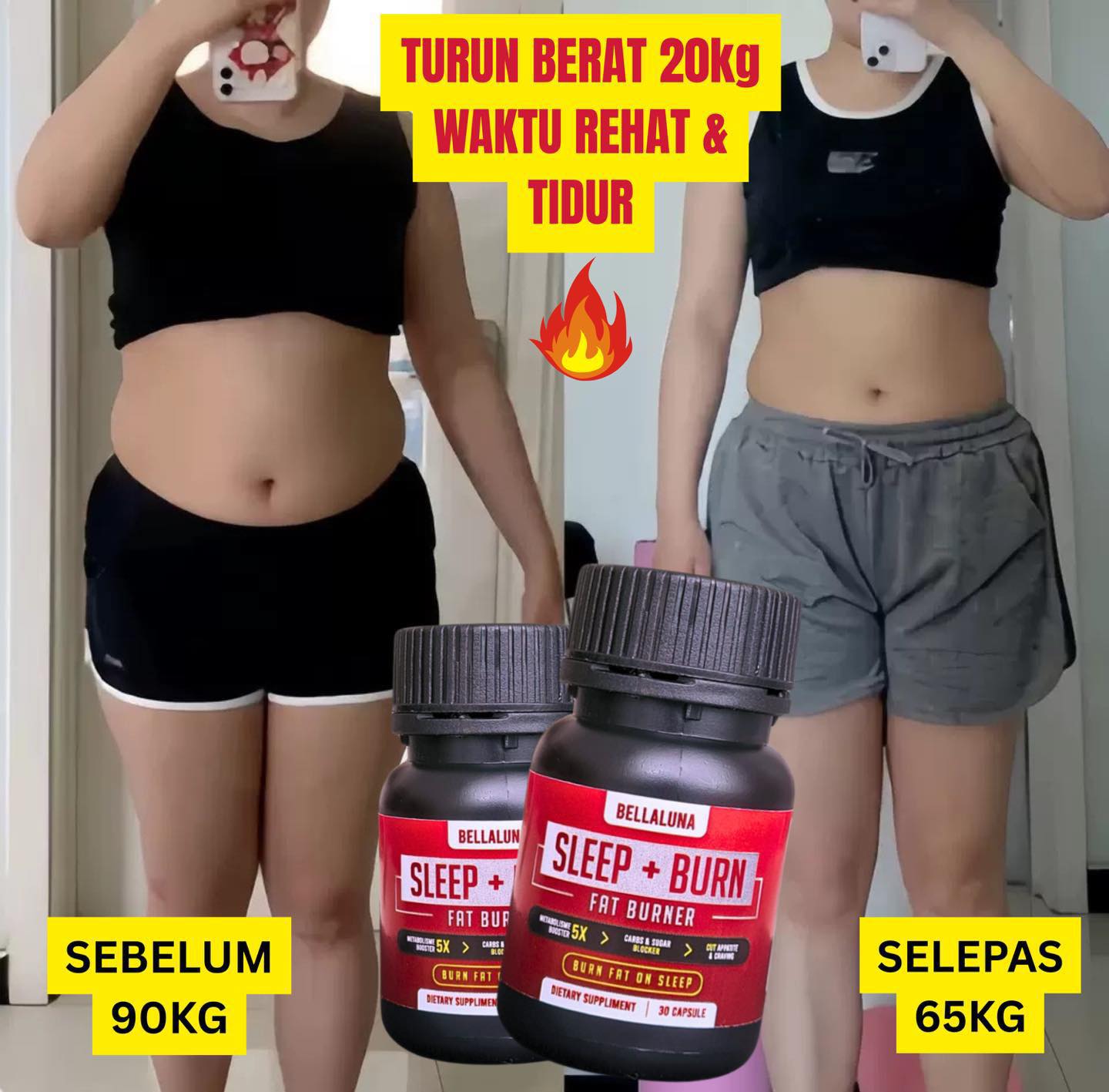Bellaluna Sleep + Burn HQ Facebook ad