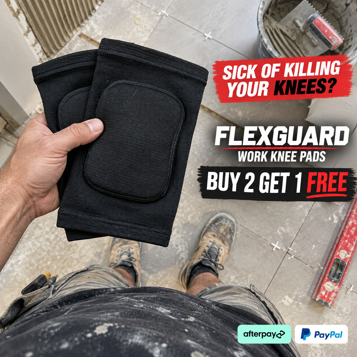 SiteGear Supply Store Facebook ad: Stock Up and Save, Buy 2, Get 1 Free.