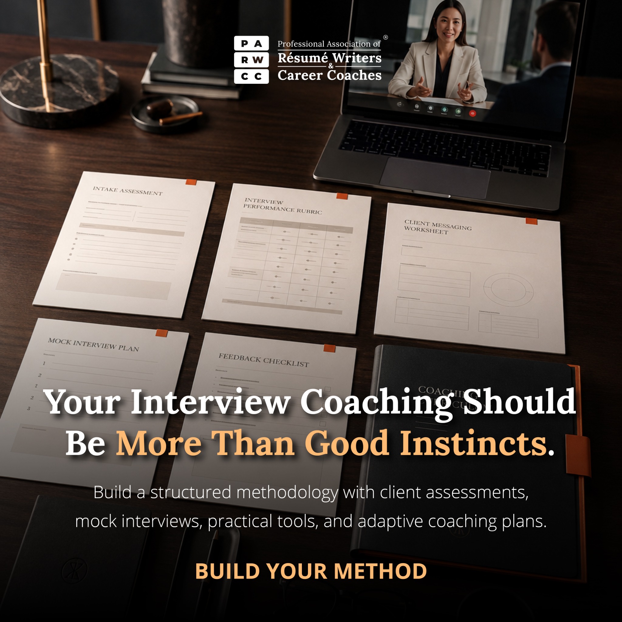 Professional Association of Resume Writers & Career Coaches Facebook ad: Coach Confidence. Create Results