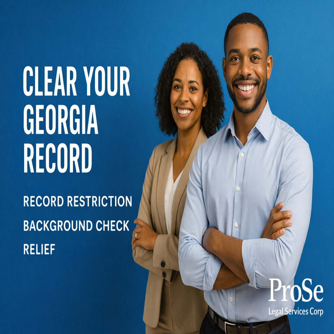 ProSe Legal-Georgia Pardon & Record Relief Facebook ad from Apr 8, 2026