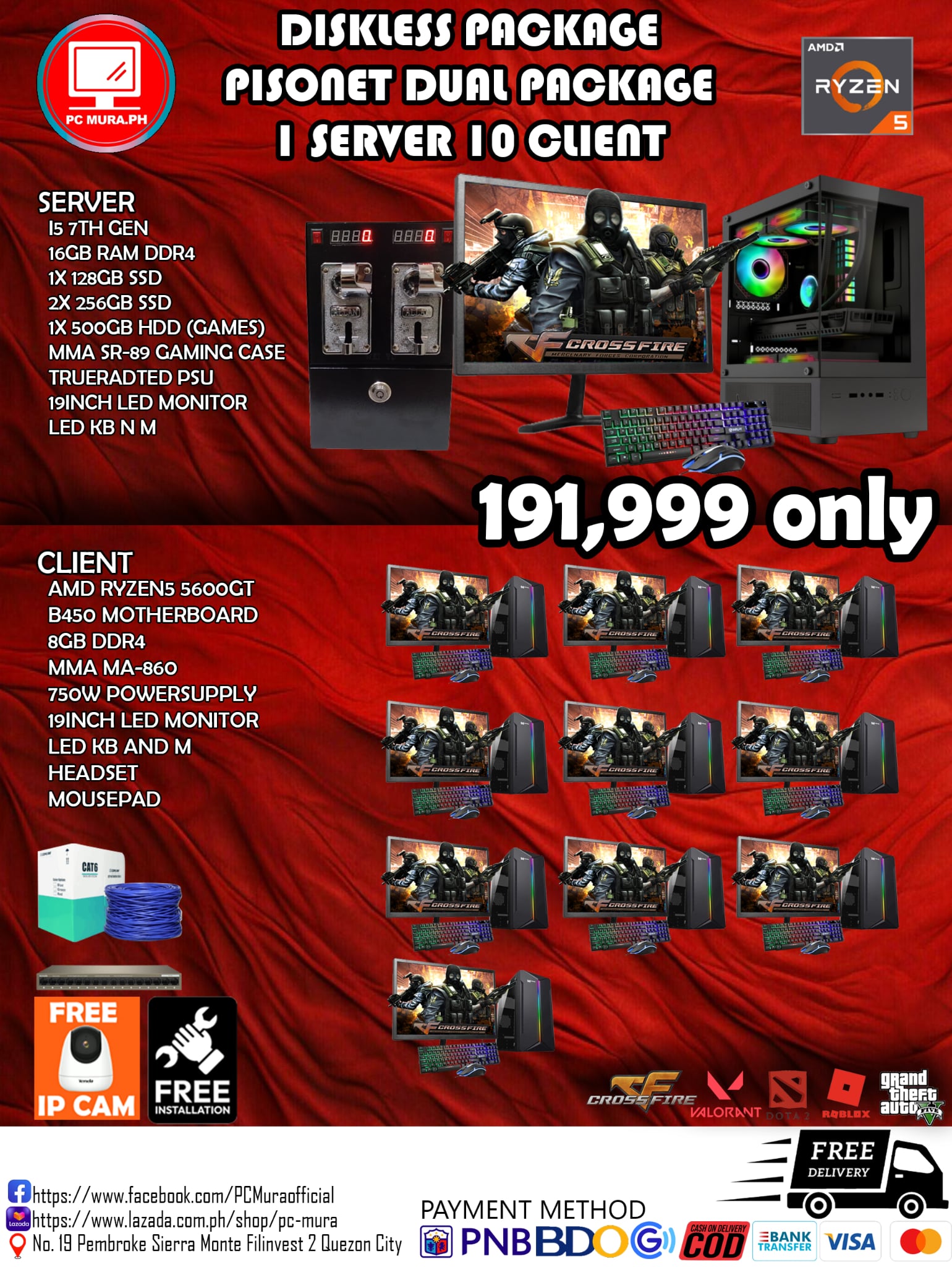 PC Mura.ph Facebook ad: ๐๐๐ & ๐๐ง๐ฌ๐ญ๐๐ฅ๐ฅ๐ฆ๐๐ง๐ญ ๐๐ฏ๐๐ข๐ฅ๐๐๐ฅ๐!