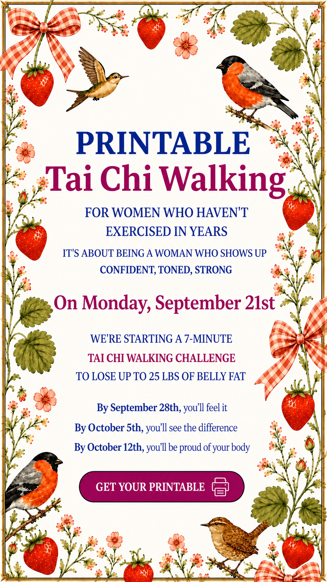 WalkFit Daily Walking Plan Facebook ad