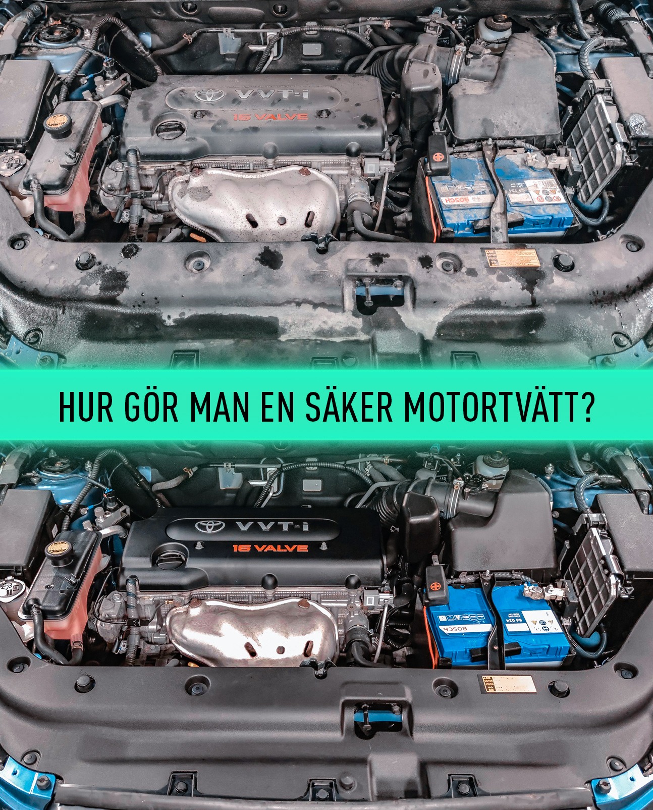Arcticlean Facebook ad: Hur gör man en säker motortvätt?