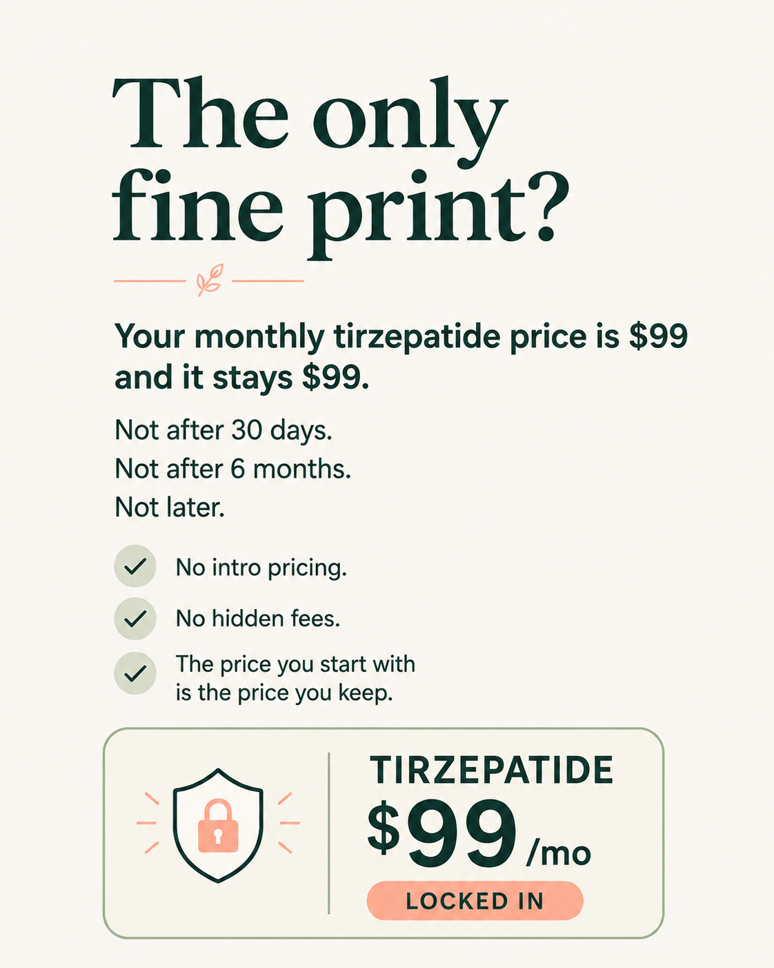 Dad Club Co. Facebook ad: $99/month. No surprises.