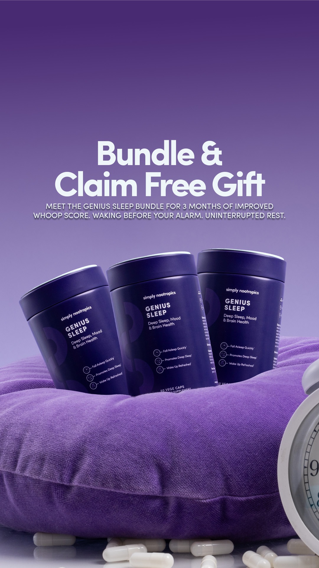 Simply Nootropics Facebook ad