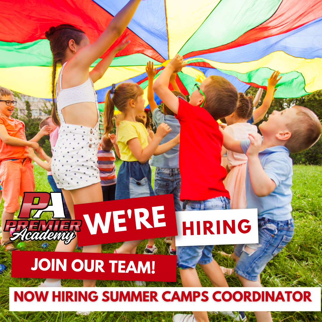Premier Academy Bonnyville Facebook ad: We’re Hiring: Summer Camps Coordinator