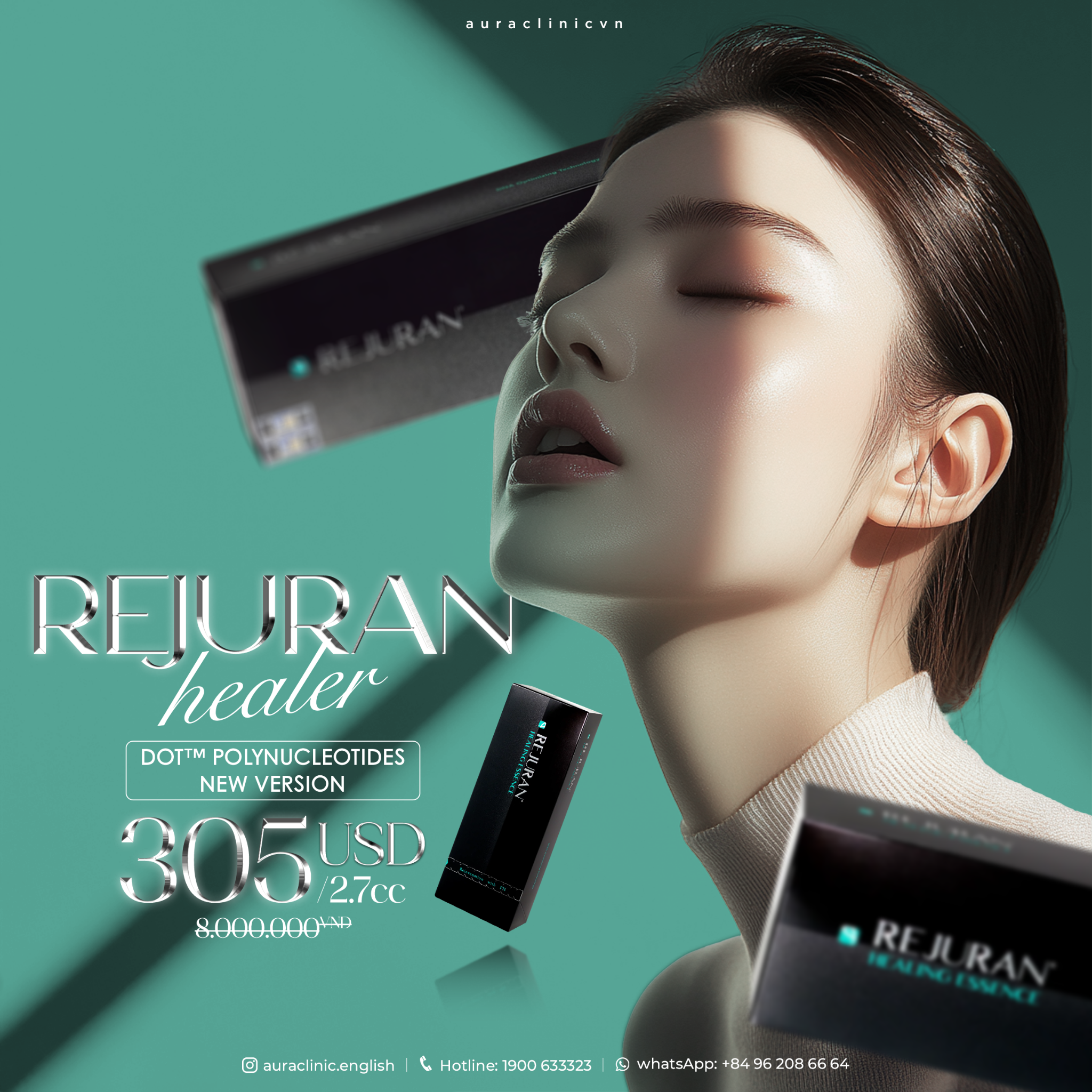 Aura Clinic Facebook ad