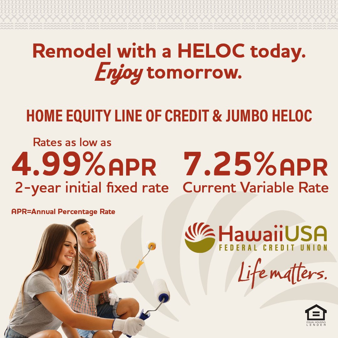 HawaiiUSA Federal Credit Union Facebook ad