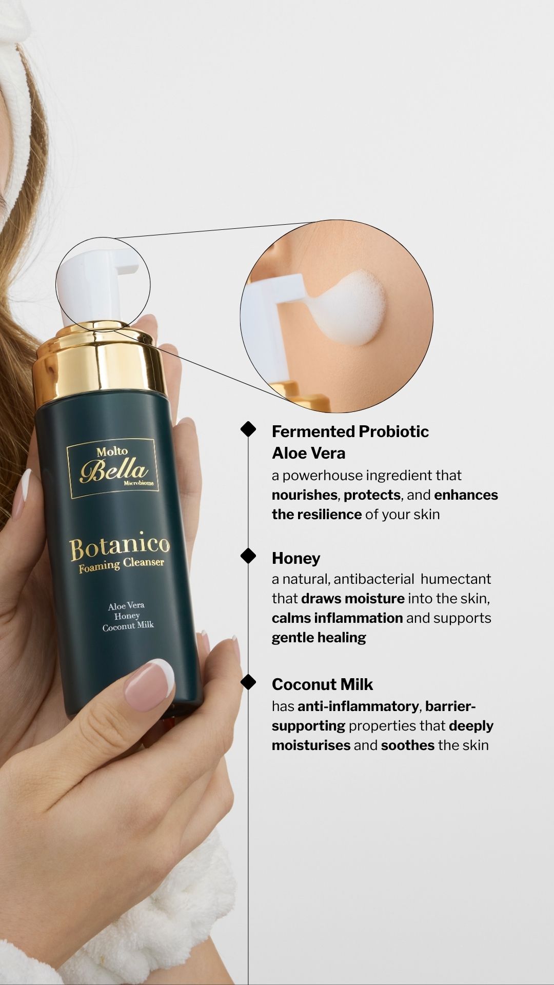 Molto Bella Facebook ad: Your skin isn’t difficult, it’s reacting to an…