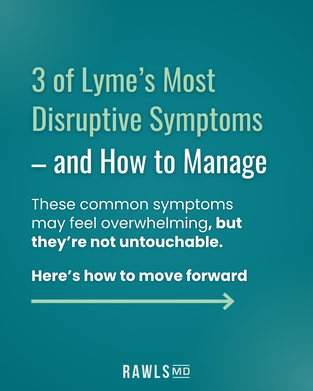 Bill Rawls, MD Facebook ad: When you're dealing with a complex chronic illness…