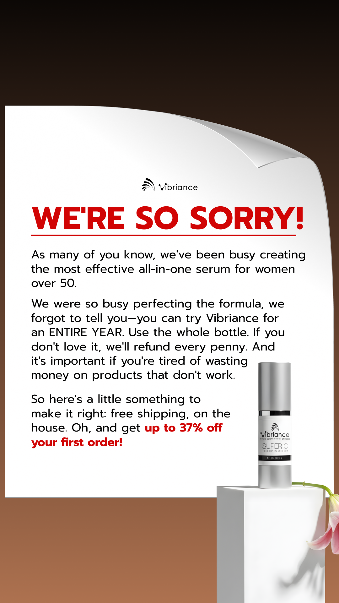 Vibriance Facebook ad
