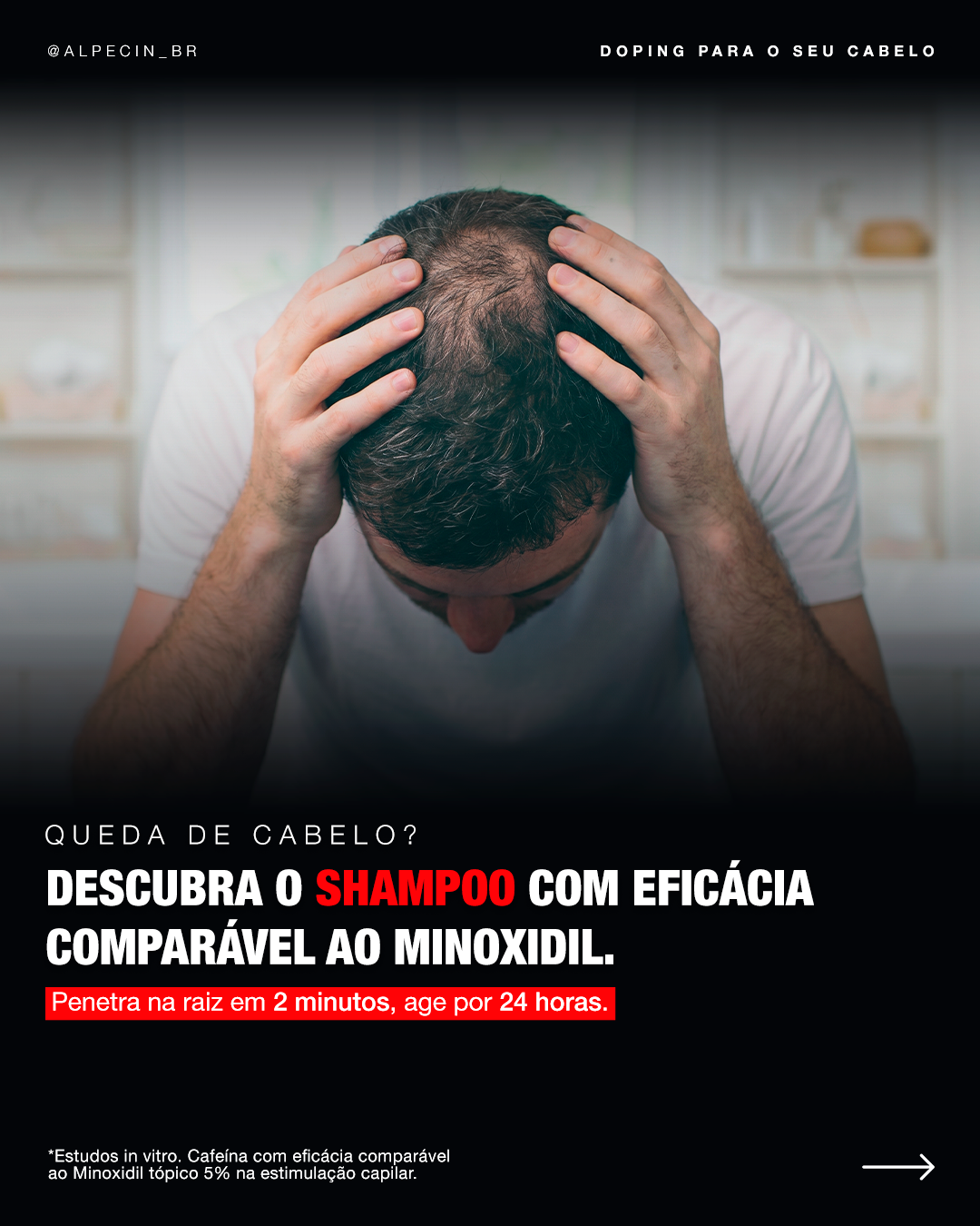 Alpecin Brasil Facebook ad