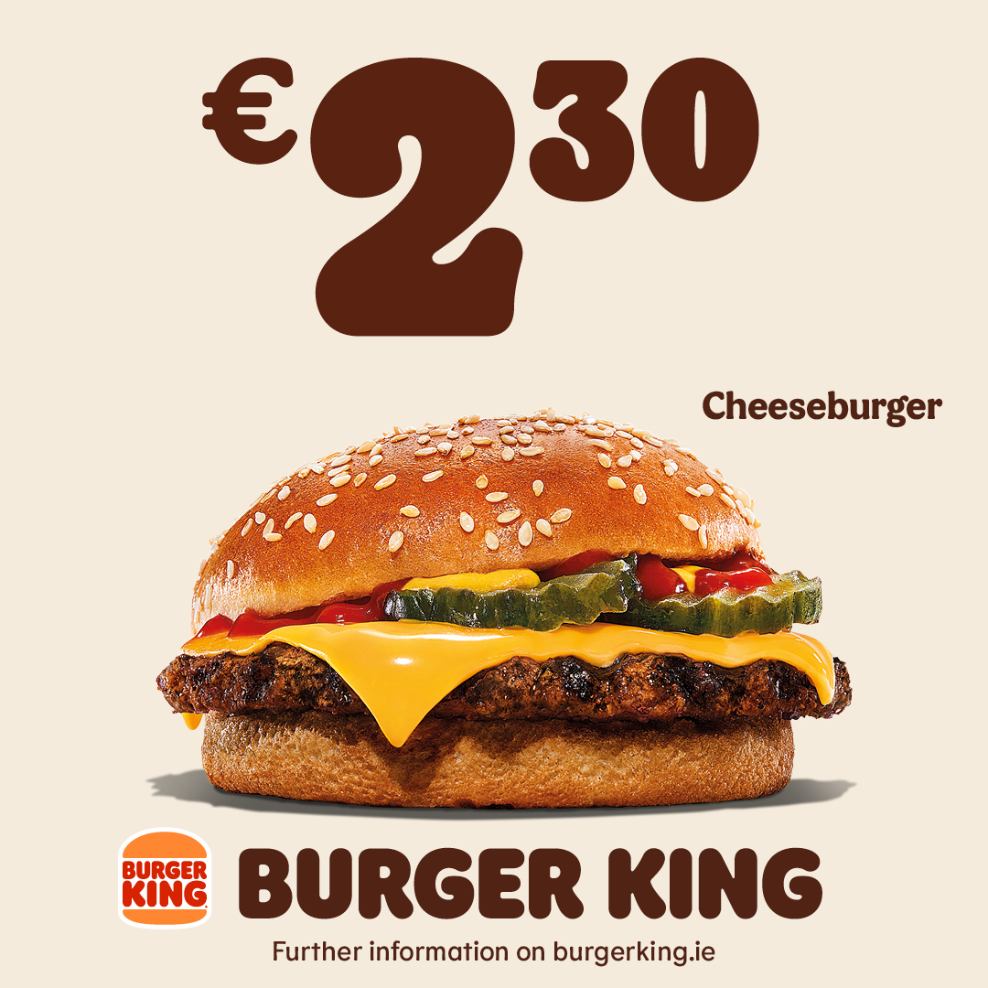 Burger King Ireland Facebook ad from Apr 21, 2026