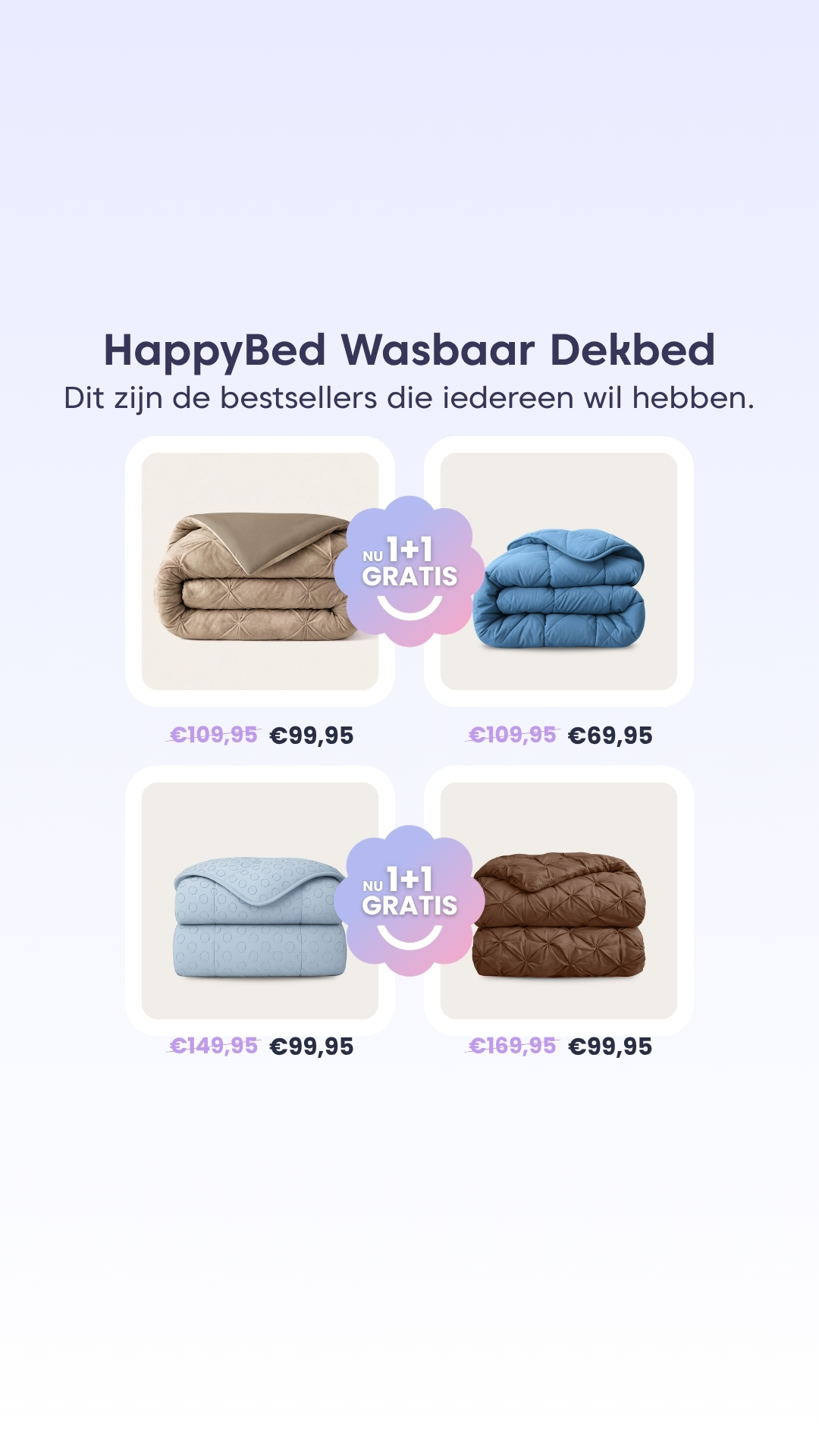 HappyBed Facebook ad