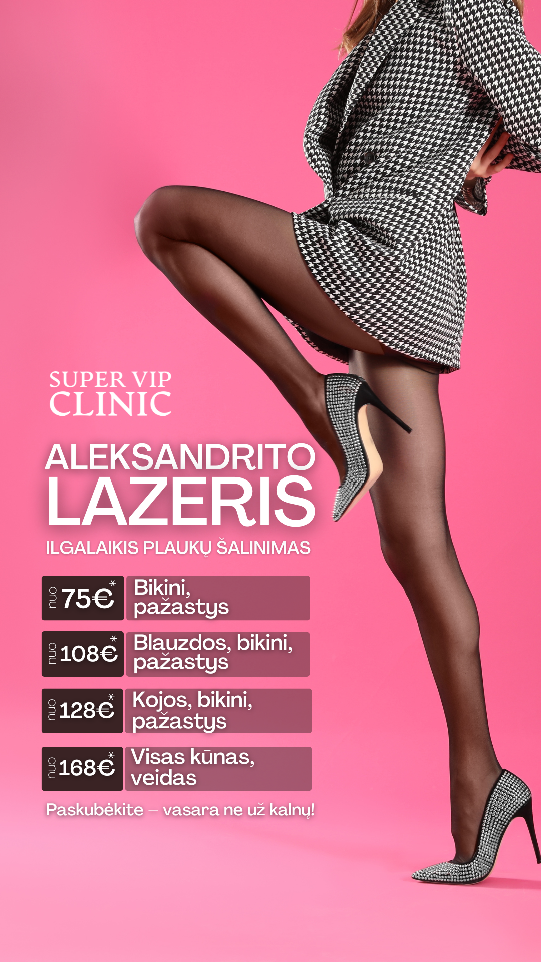 SUPER VIP clinic Facebook ad