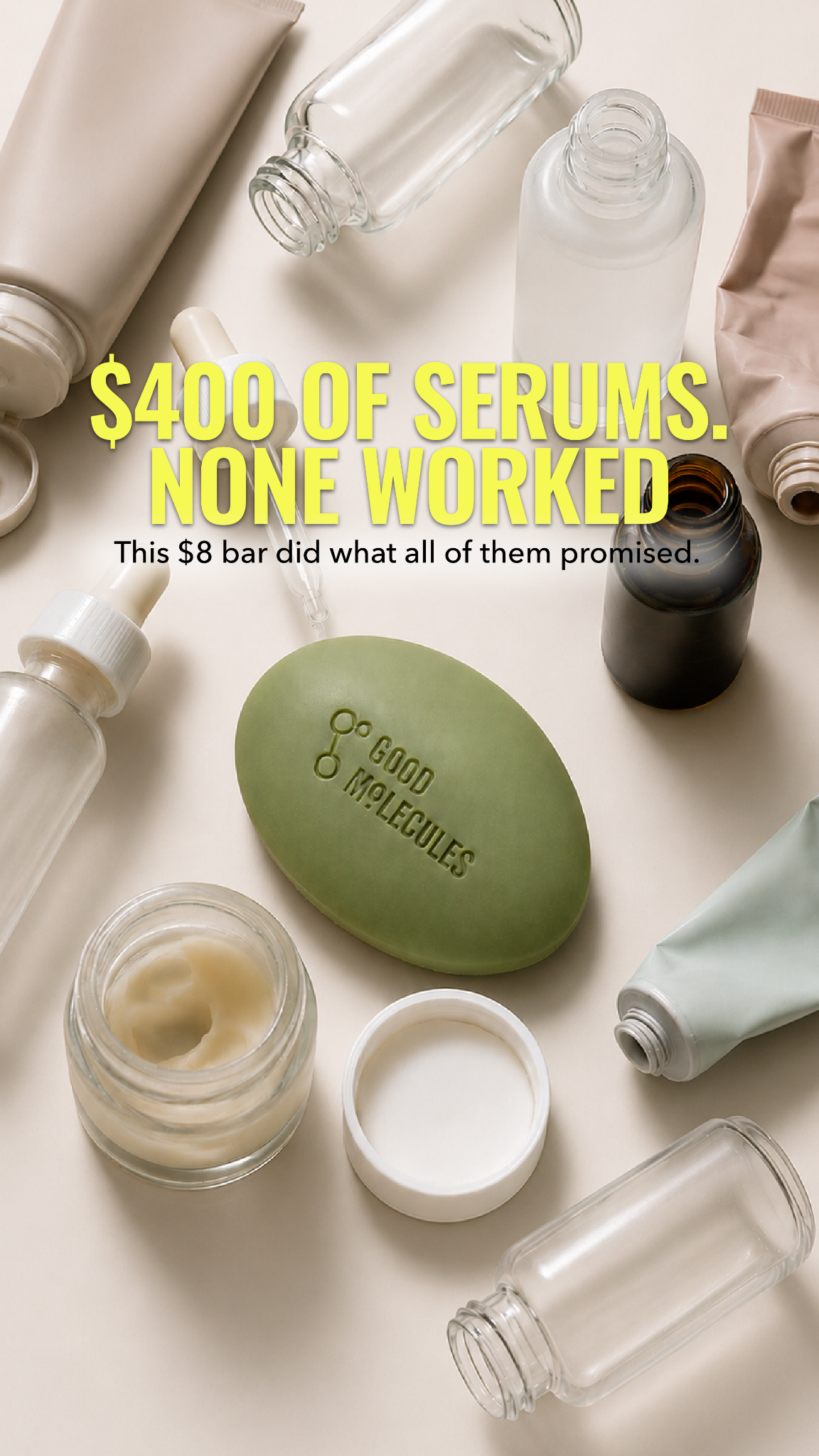 Good Molecules Facebook ad