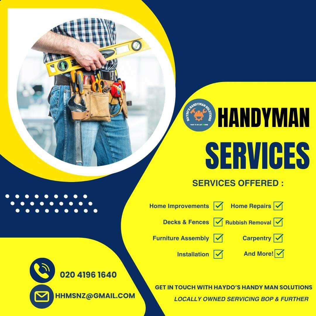 Haydo's Handyman Solutions Facebook ad: Handyman