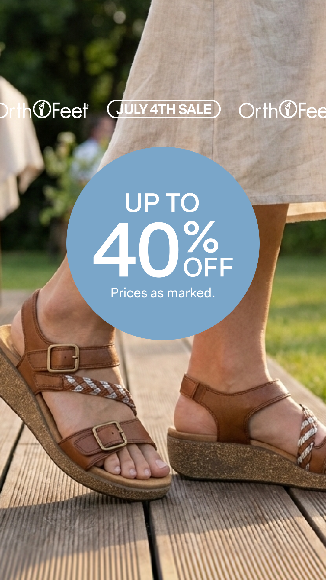 Orthofeet Facebook ad
