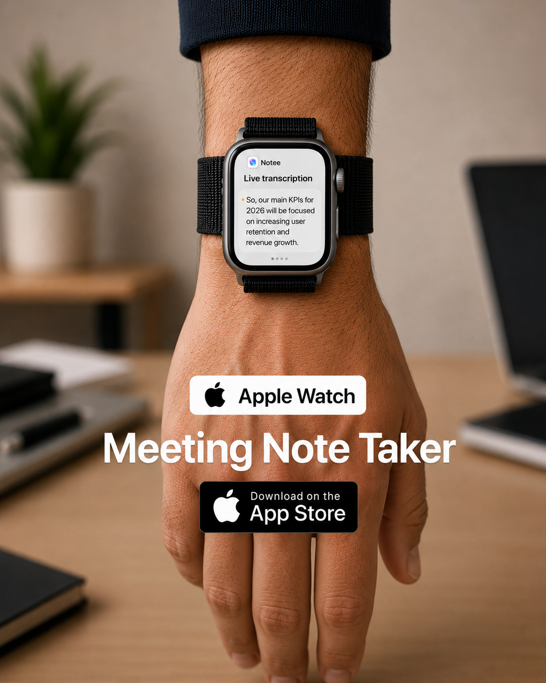 Notee: AI Note Taker Facebook ad