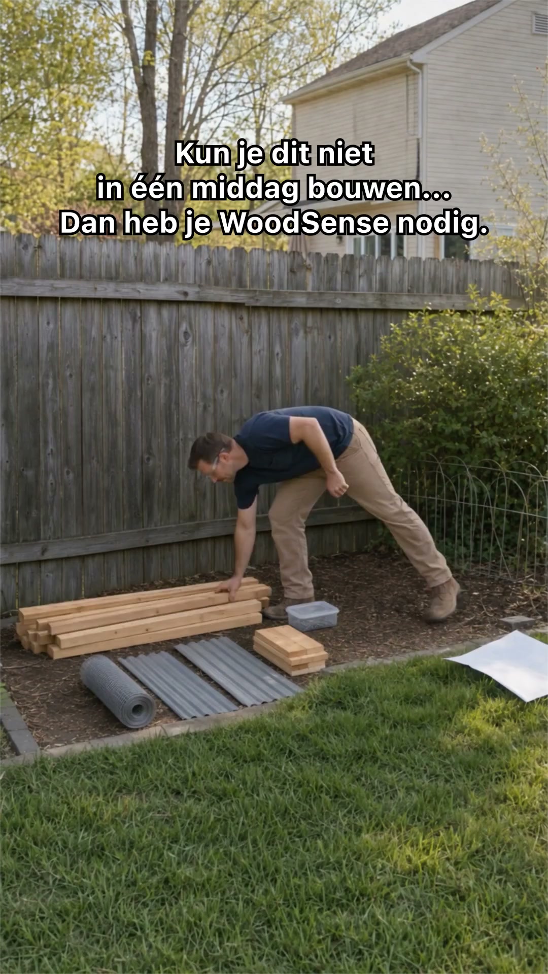 WoodSense Facebook ad: Word een expert in houtbewerking