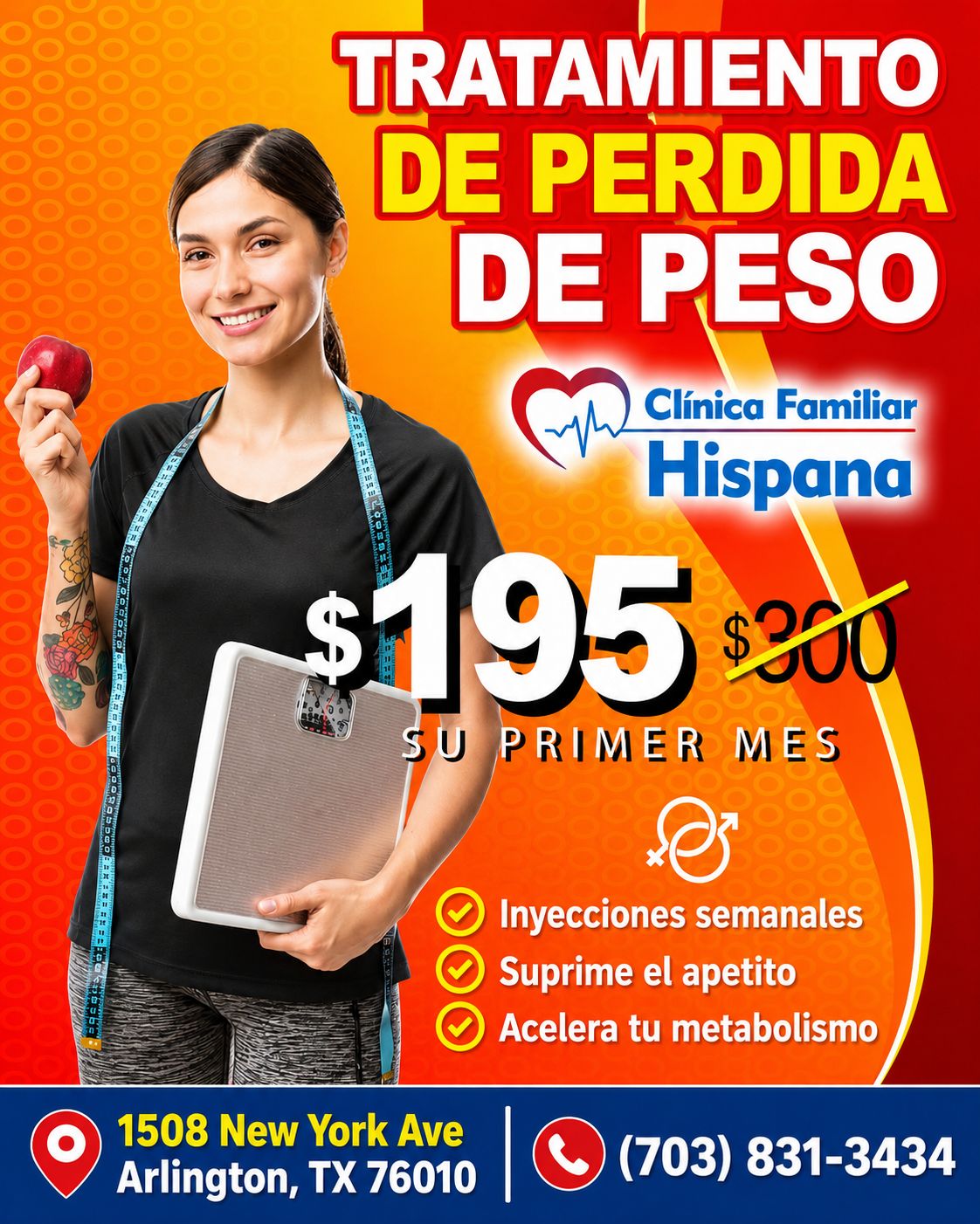 Clinica Familiar Hispana Arlington Facebook ad: OFERTA ESPECIAL: Da el primer paso hacia tu…
