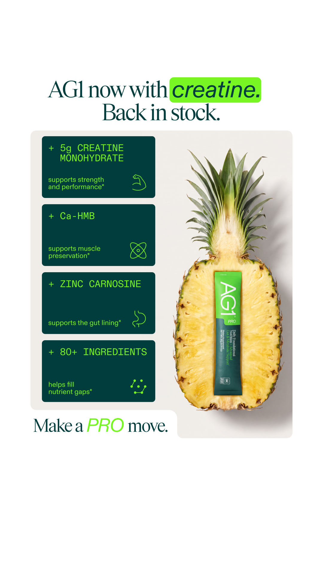 AG1 by Athletic Greens Facebook ad