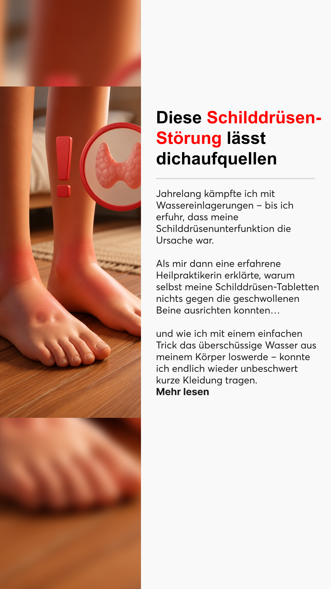 Mission Schilddrüse Facebook ad