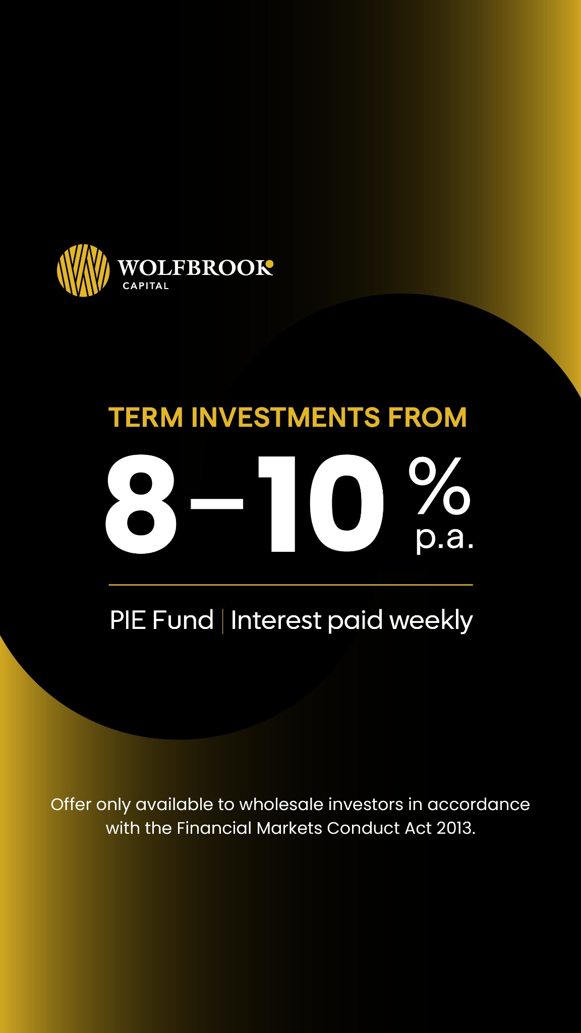 Wolfbrook Capital Facebook ad