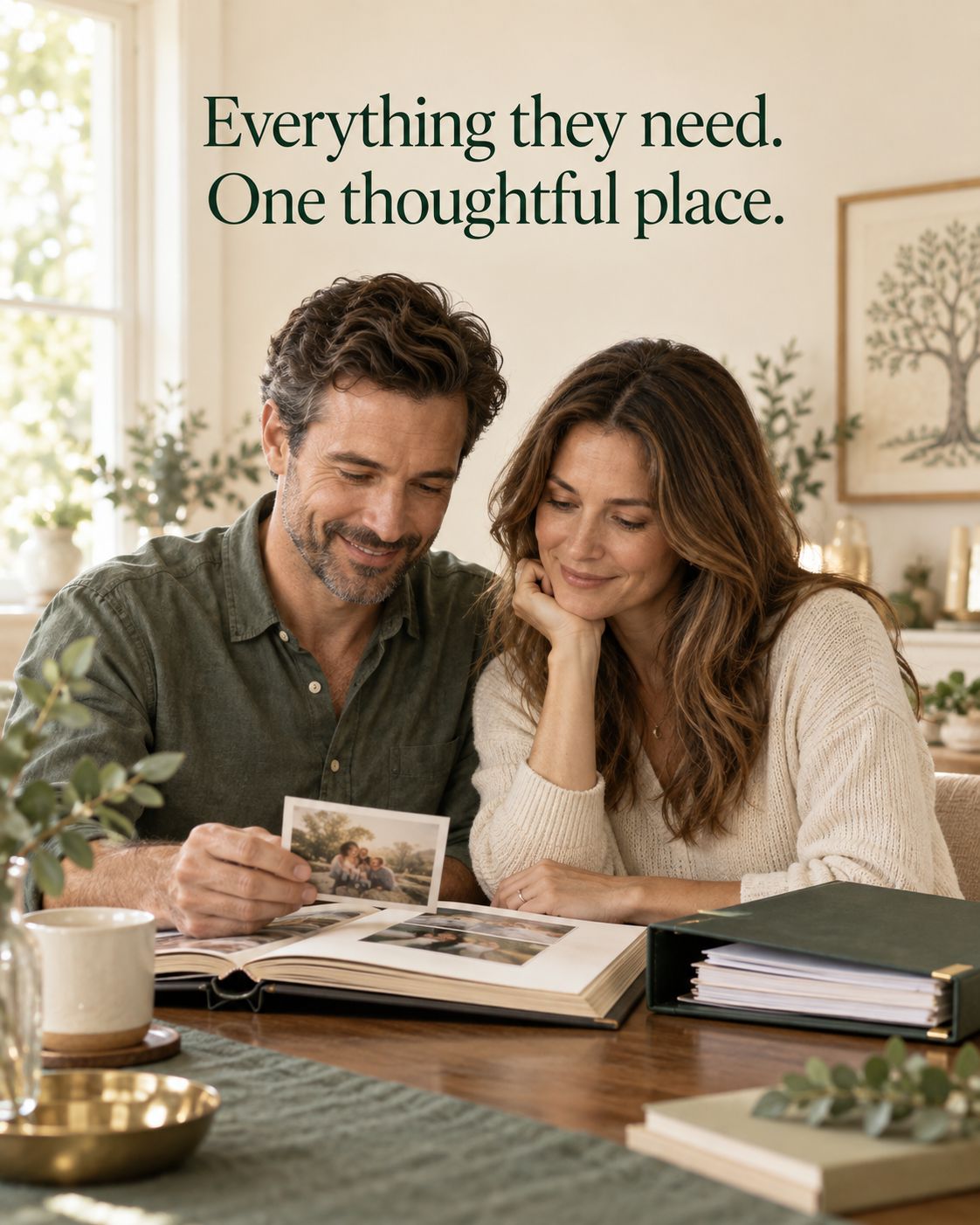 The Farewell Files Facebook ad: The Farewell Files, Leave them answers, not questions.