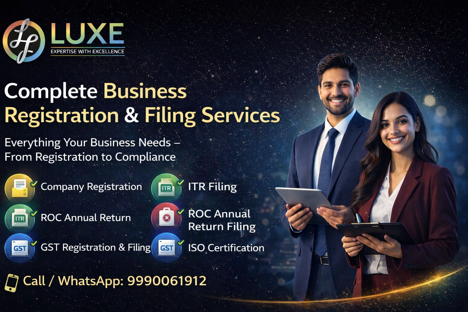 Luxe Finalyzer India Private Limited Facebook ad from Mar 6, 2026