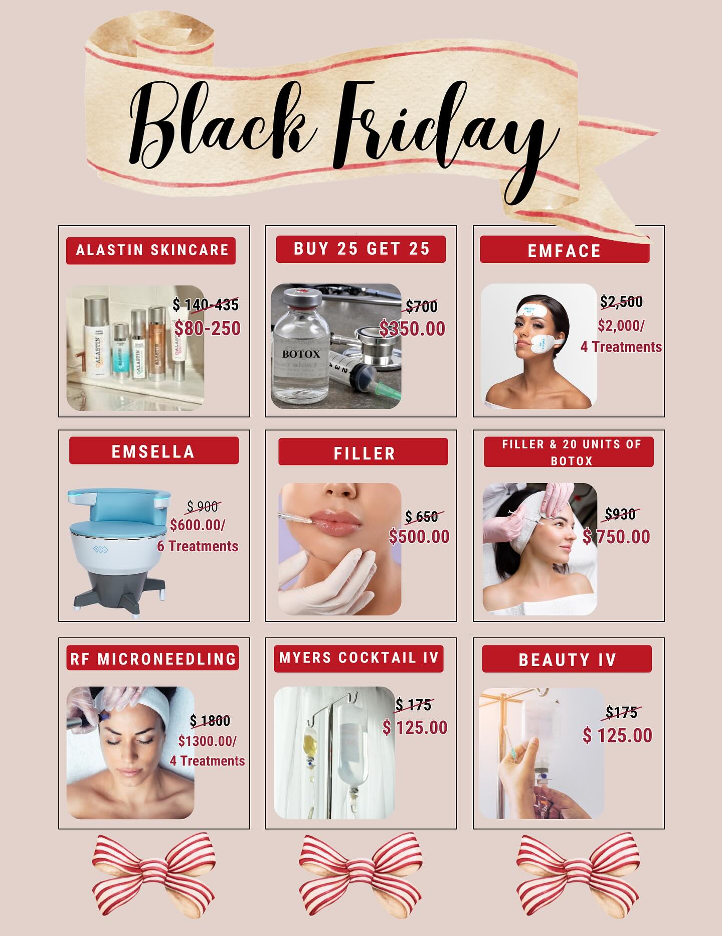 tailoredwellnessandbeauty Facebook ad: Black Friday is HERE and so are the…