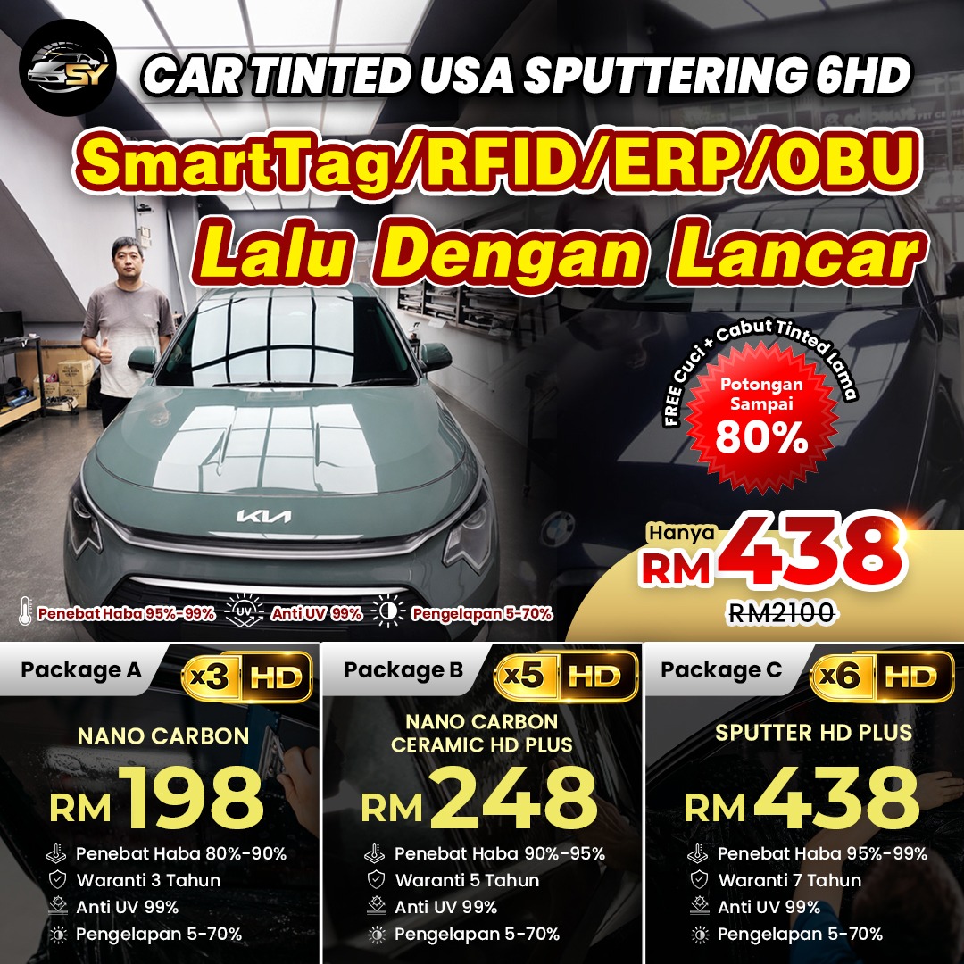 SY Car Auto Detailing Facebook ad: Promosi 80% Serendah 𝐑𝐌𝟒𝟑𝟖 Siap Pasang Kereta