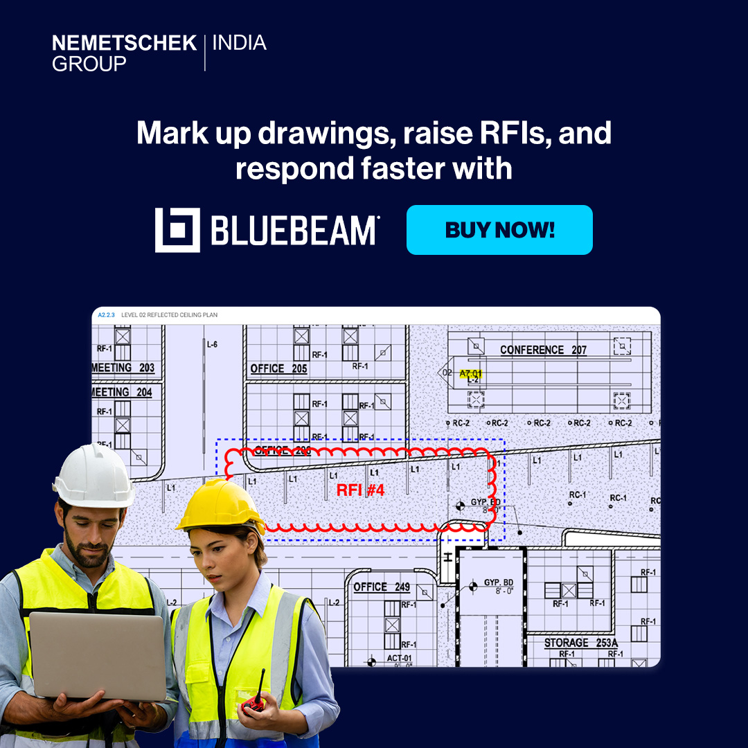 Nemetschek India Facebook ad: Get faster approvals with Bluebeam