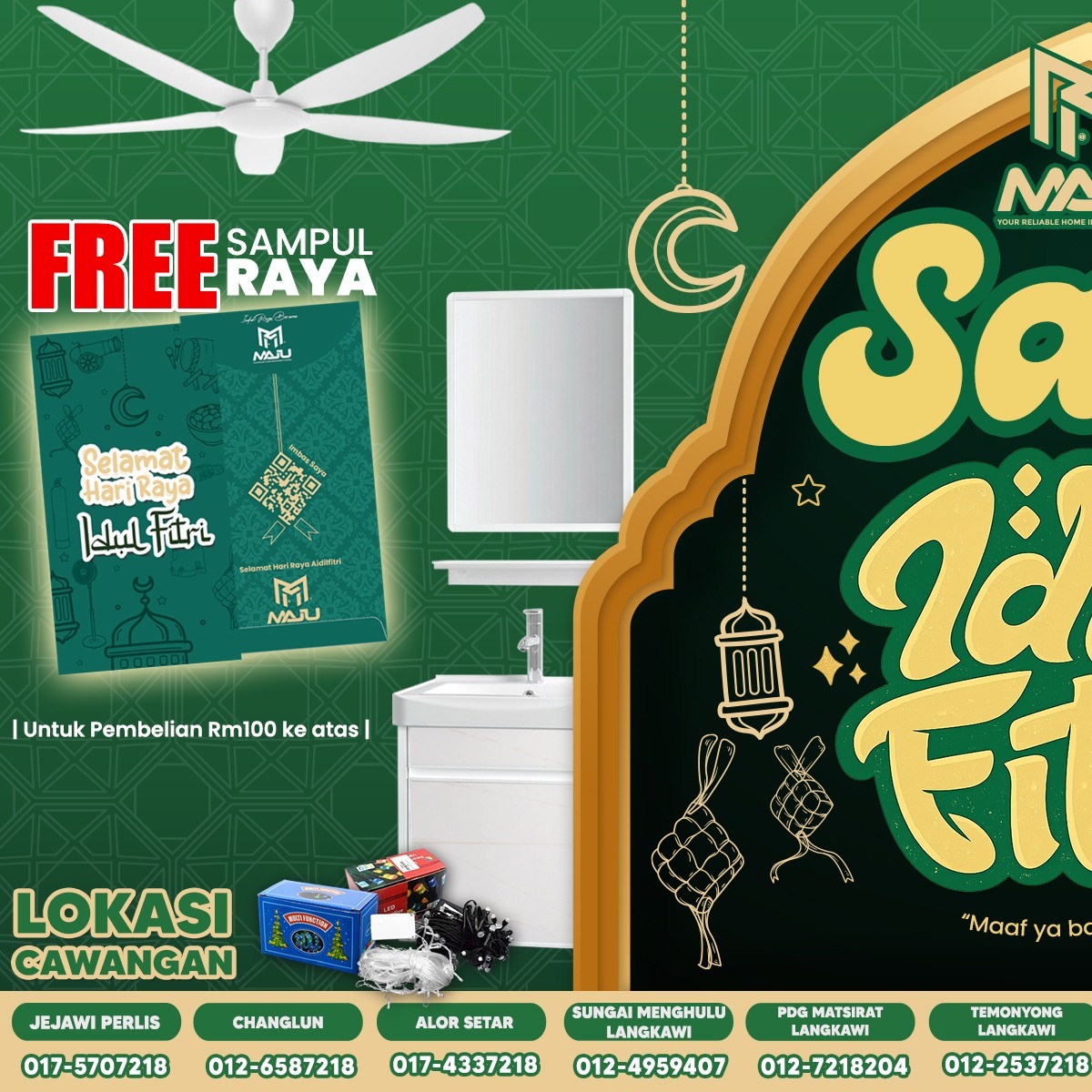 MAJU Facebook ad: Raya Nak Dekat, Rumah Pun Kena Cantik!