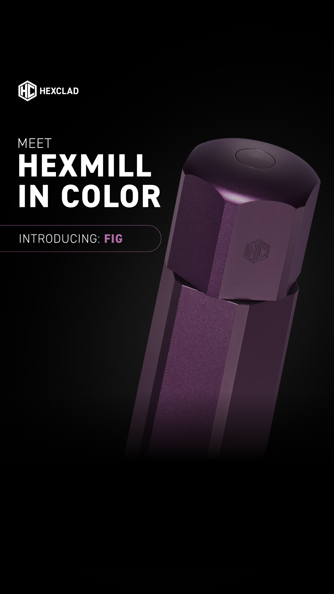 HexClad Facebook ad: New Colors: The HexMill Pepper Grinder