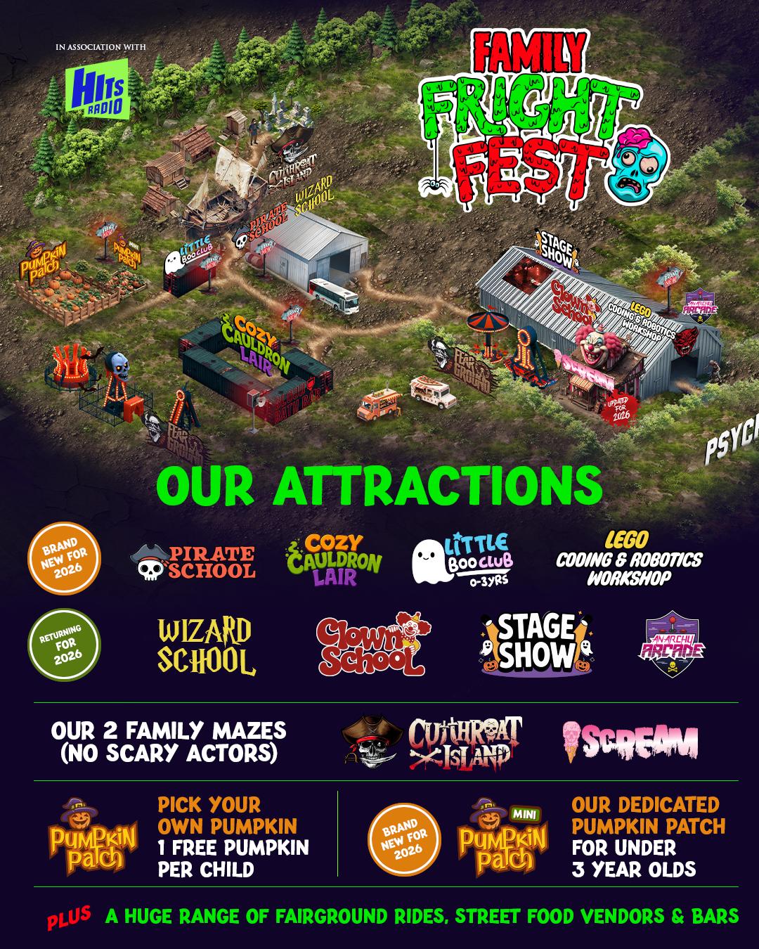 Family Fright Fest Facebook ad: Family Fright Fest & Fearground- The North East's Biggest…