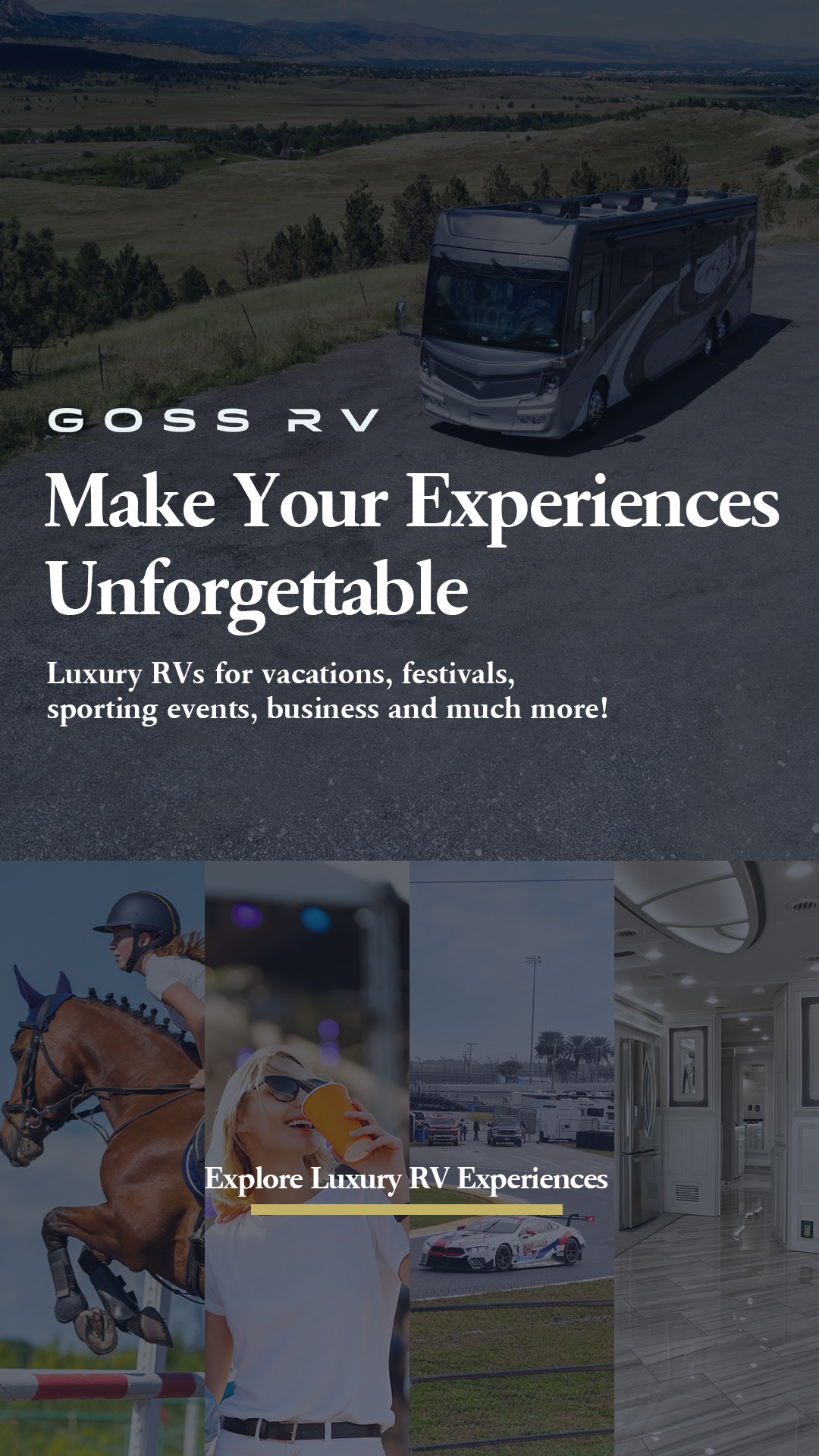 Goss RV Facebook ad from Nov 12, 2025