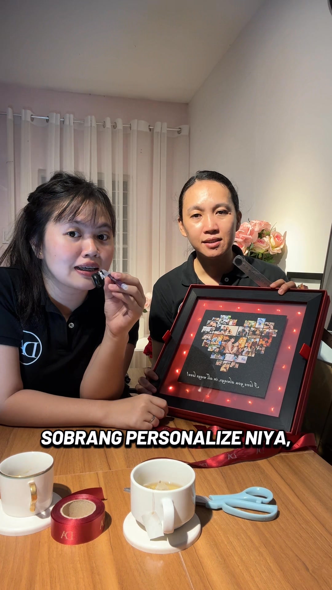 Digitally Artistic Facebook ad: Anniversary gift for LDR couples