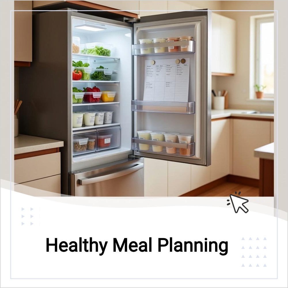 GetSearching Visionary Facebook ad: Healthy Meal Planning.
