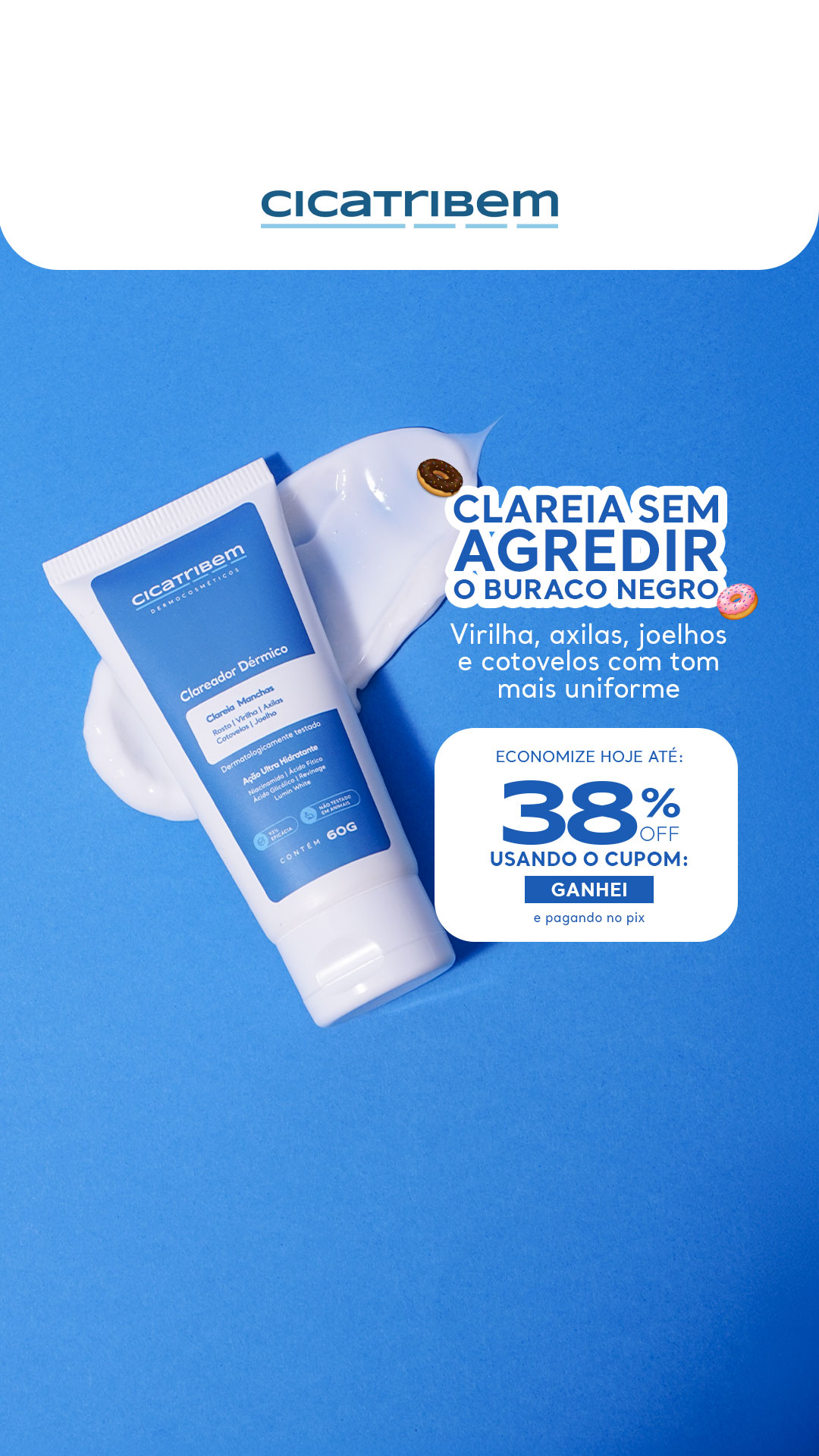 Cicatribem Facebook ad: Você merece esse cuidado