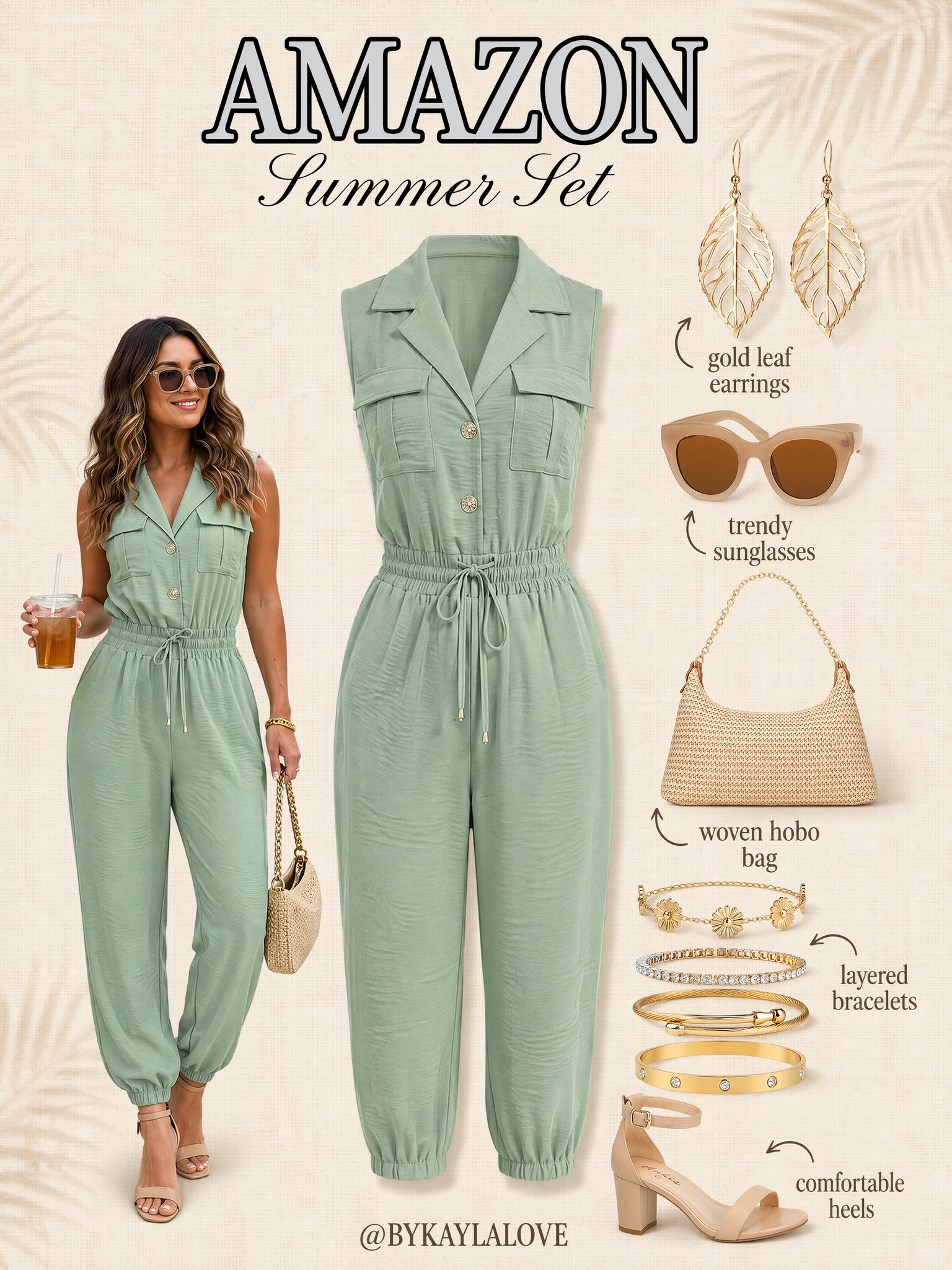 Kayla Love Facebook ad: This sage green set is such a good…