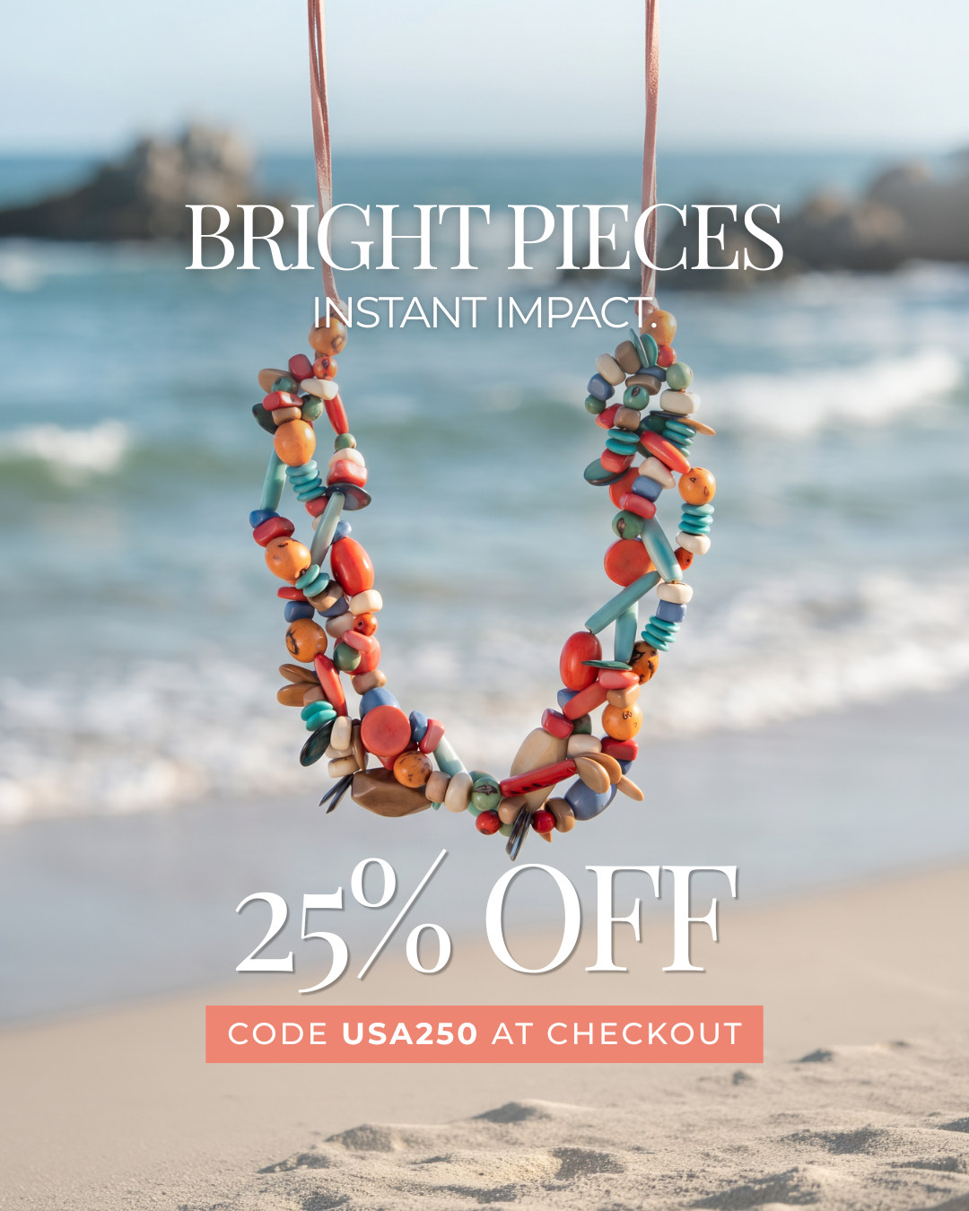 Tagua Jewelry by Soraya Cedeno Facebook ad