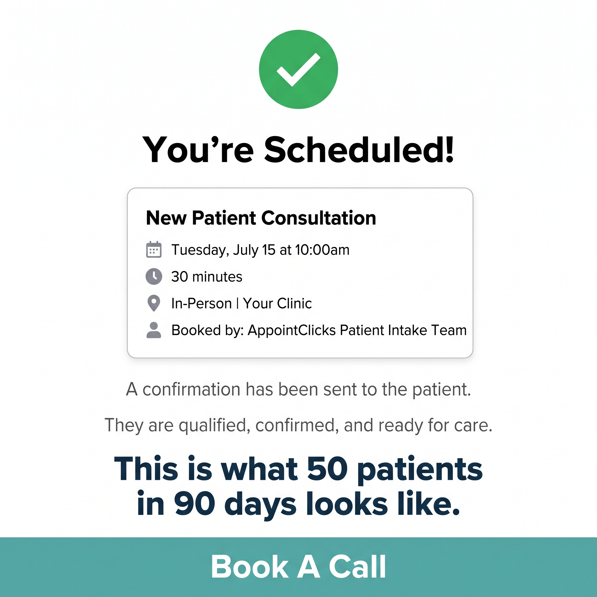 Appoint Clicks Facebook ad