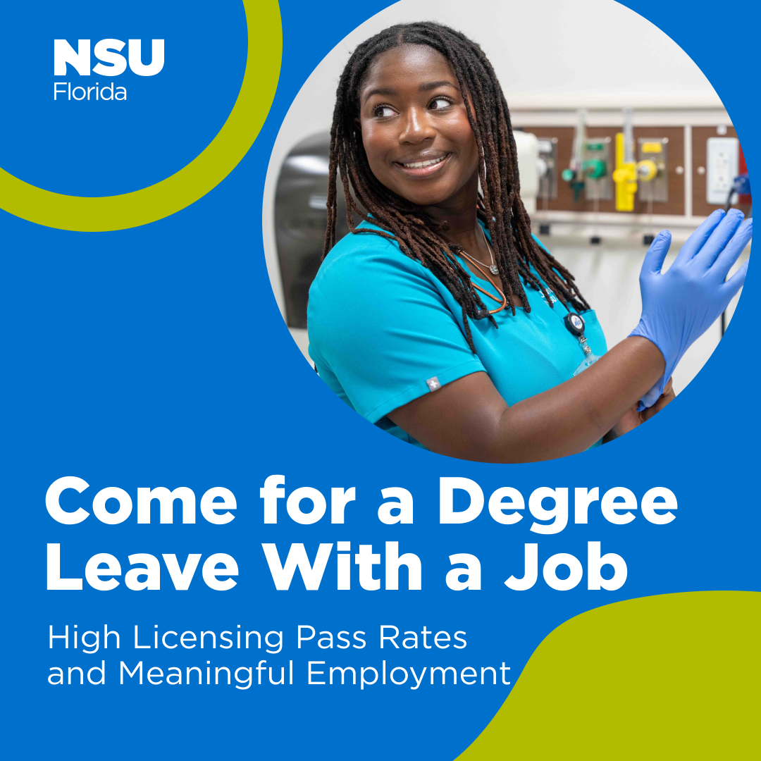 Nova Southeastern University Facebook ad