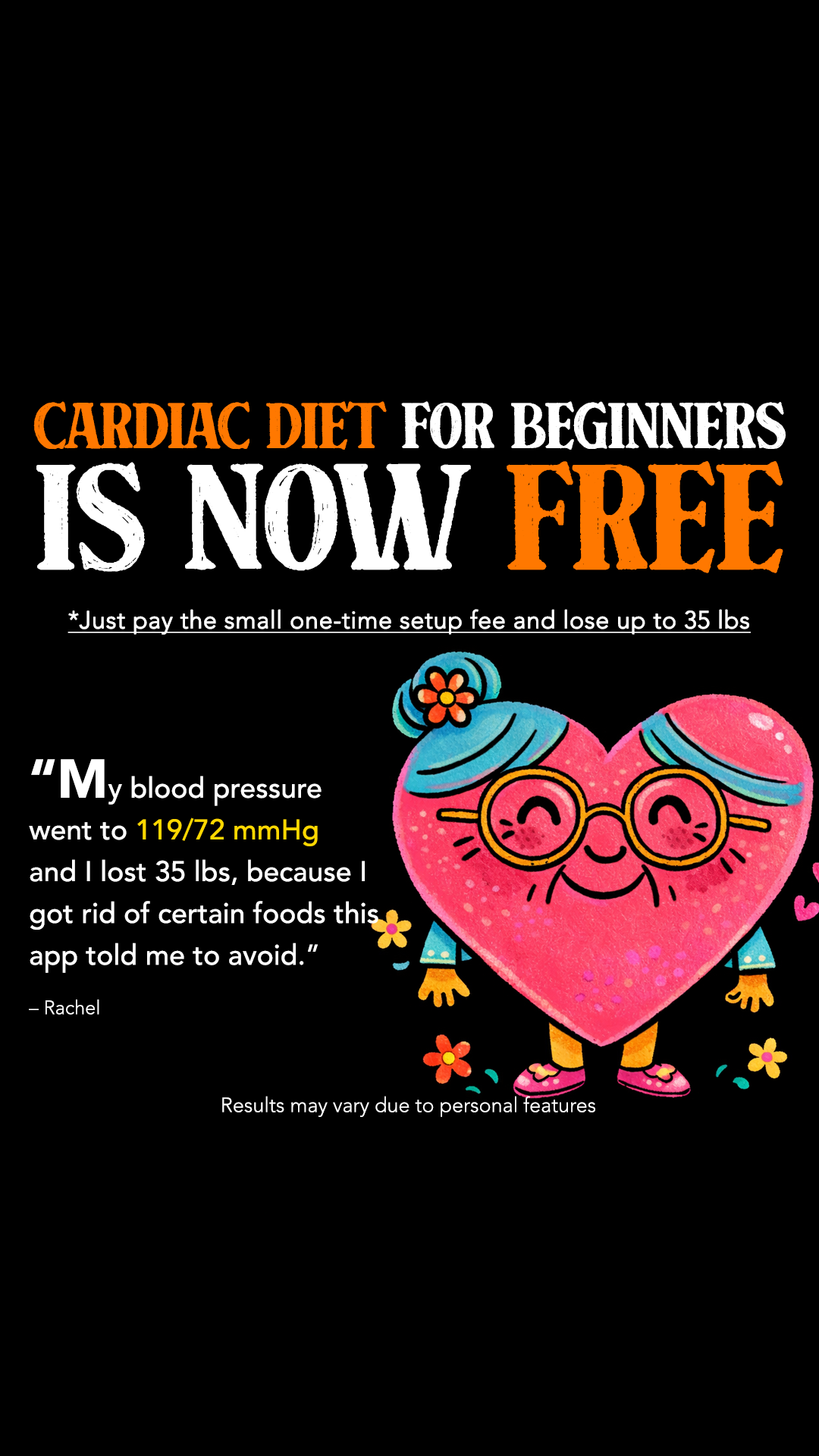Cardi.Health Facebook ad: Personalized Cardiac Meal Plan