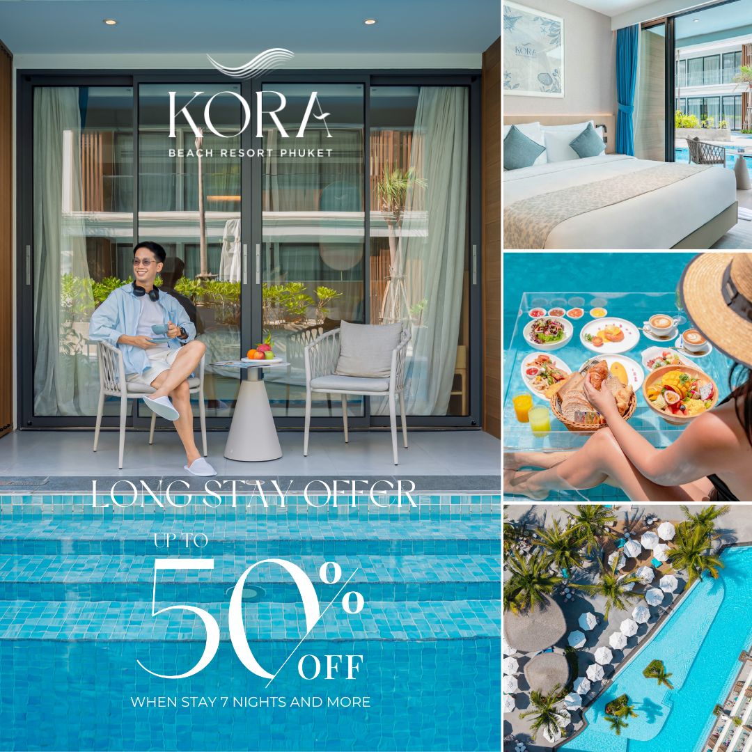 Kora Beach Resort Phuket Facebook ad: Stay Longer, Save More in Phuket